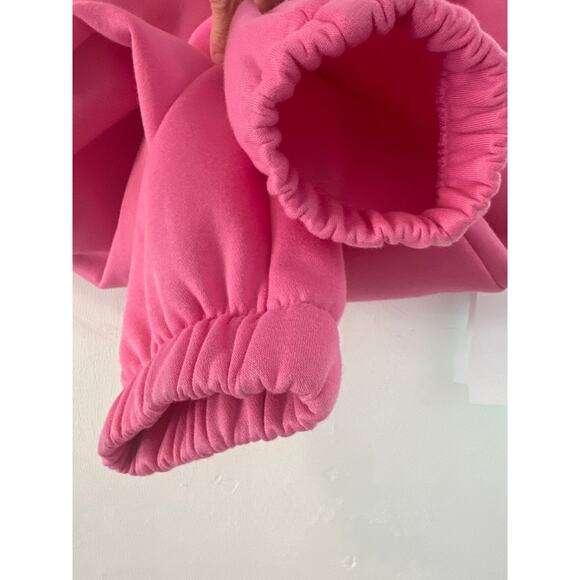 Edikted Dramatic Sweatpants Pink y2k trendy aesthetic pants sweats lounge wear - Picture 8 of 9